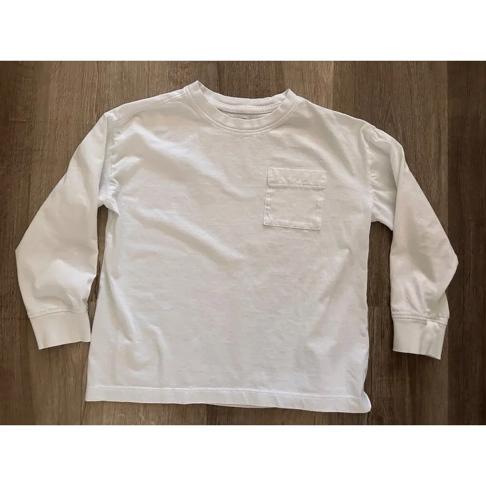 Old navy oversized white long sleeve tshirt